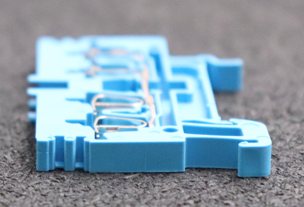 Bild des Artikels WEIDMUELLER-50x-Durchgangs-Reihenklemmen-blau-Typ-ZDU-2.5/4AN-BL