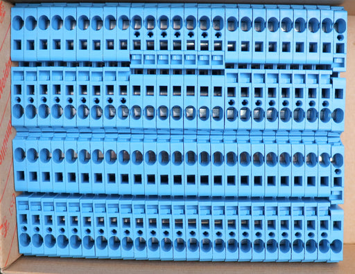 Bild des Artikels WEIDMUELLER-50x-Durchgangs-Reihenklemmen-blau-Typ-ZDU-4-BL-Best.-Nr.-1632060000
