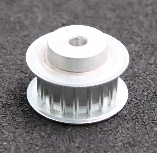 Bild des Artikels Aluminium-Zahnriemenscheibe-toothed-pulley-mit-beidseitigen-Bordscheiben-AT5-18