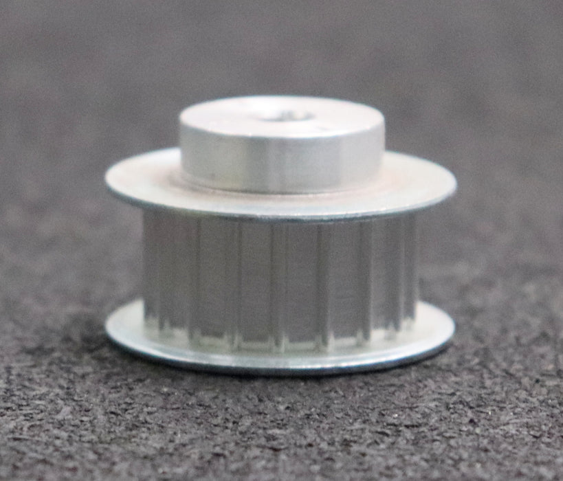 Bild des Artikels Aluminium-Zahnriemenscheibe-toothed-pulley-mit-beidseitigen-Bordscheiben-AT5-18