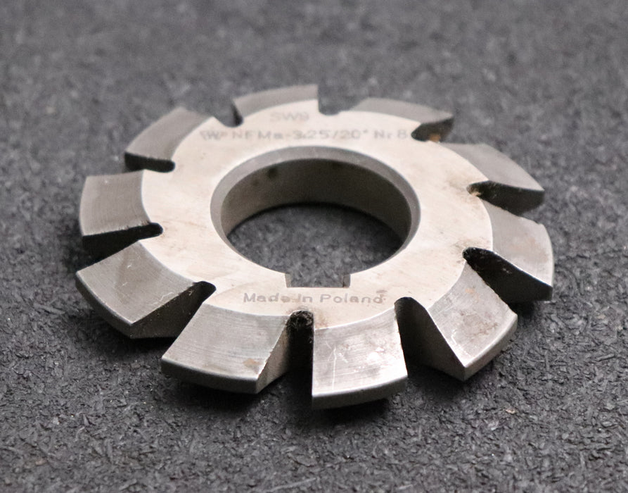 Bild des Artikels FWP-Zahnformfräser-gear-profile-cutter-m=-3,25-No.-8-Zähnezahlbereich-Z=-135-00