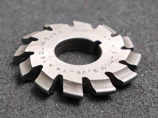Bild des Artikels Zahnformfräser-gear-profile-cutter-m=-2,75-No.-2-für-Zähnezahlbereich-Z=-14-16