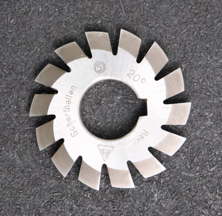 Bild des Artikels Zahnformfräser-gear-profile-cutter-m=-2,25-No.-8-für-Zähnezahlbereich-Z=-135-00