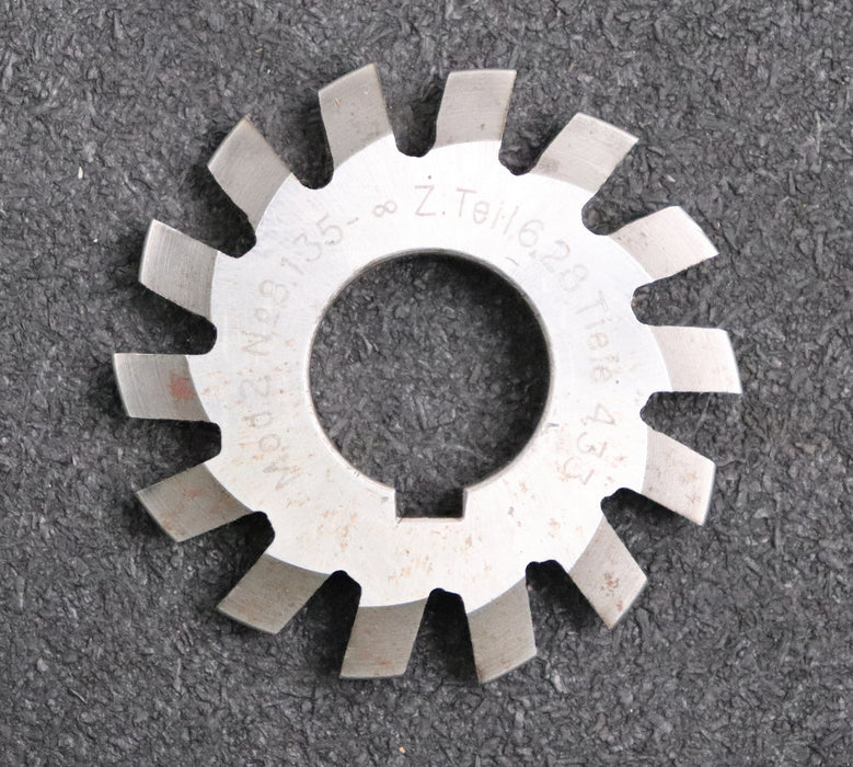 Bild des Artikels Zahnformfräser-gear-profile-cutter-m=-2-No.-8-für-Zähnezahlbereich-Z=-135-00