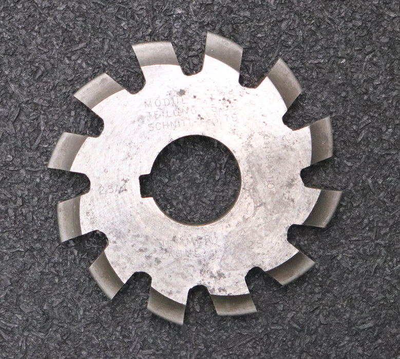 Bild des Artikels Zahnformfräser-gear-profile-cutter-m=-1,75-No.-4-für-Zähnezahlbereich-Z=-21-25
