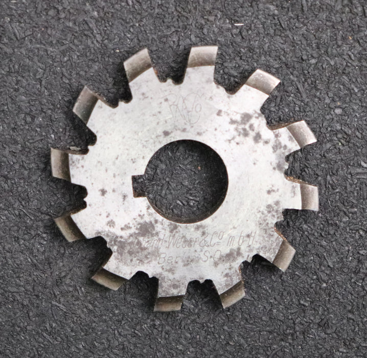 Bild des Artikels Zahnformfräser-gear-profile-cutter-m=-1,5-No.-2-für-Zähnezahlbereich-Z=-14-16