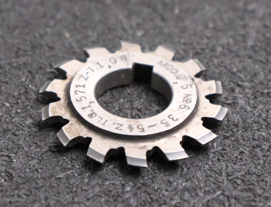 Bild des Artikels R.STOCK-Zahnformfräser-gear-profile-cutter-m=-0,5-No-6-Zähnezahlbereich-Z=-35-54