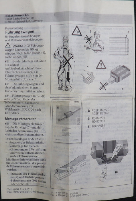 Bild des Artikels REXROTH-Führungswagen-MNR:-R185132210-Maße-115x100x40mm-unbenutzt-in-OVP