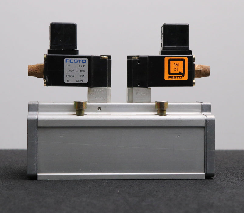 Bild des Artikels FESTO-Magnetventil-JMDH-5/2-3/4-D-4-24DC-Nr.-12458-Ventilfunktion-5/2-bistabil