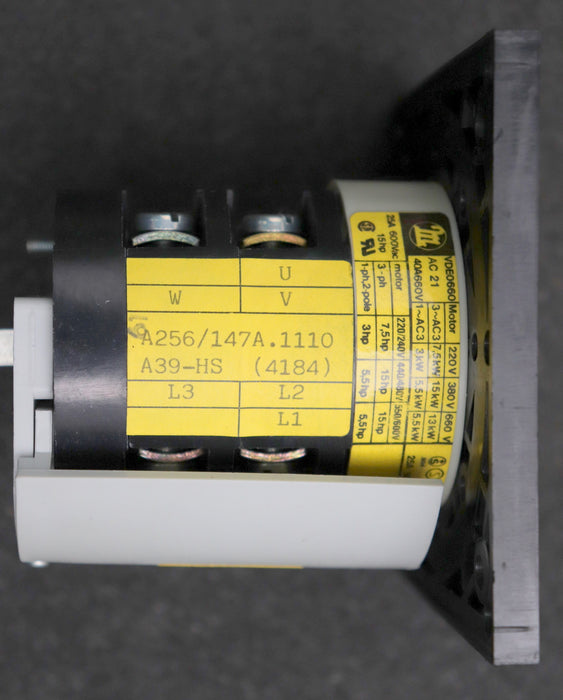 Bild des Artikels MOELLER-Schalter-A256/147A.1110-A39-HS-25A-600VAC-15hp-gebraucht