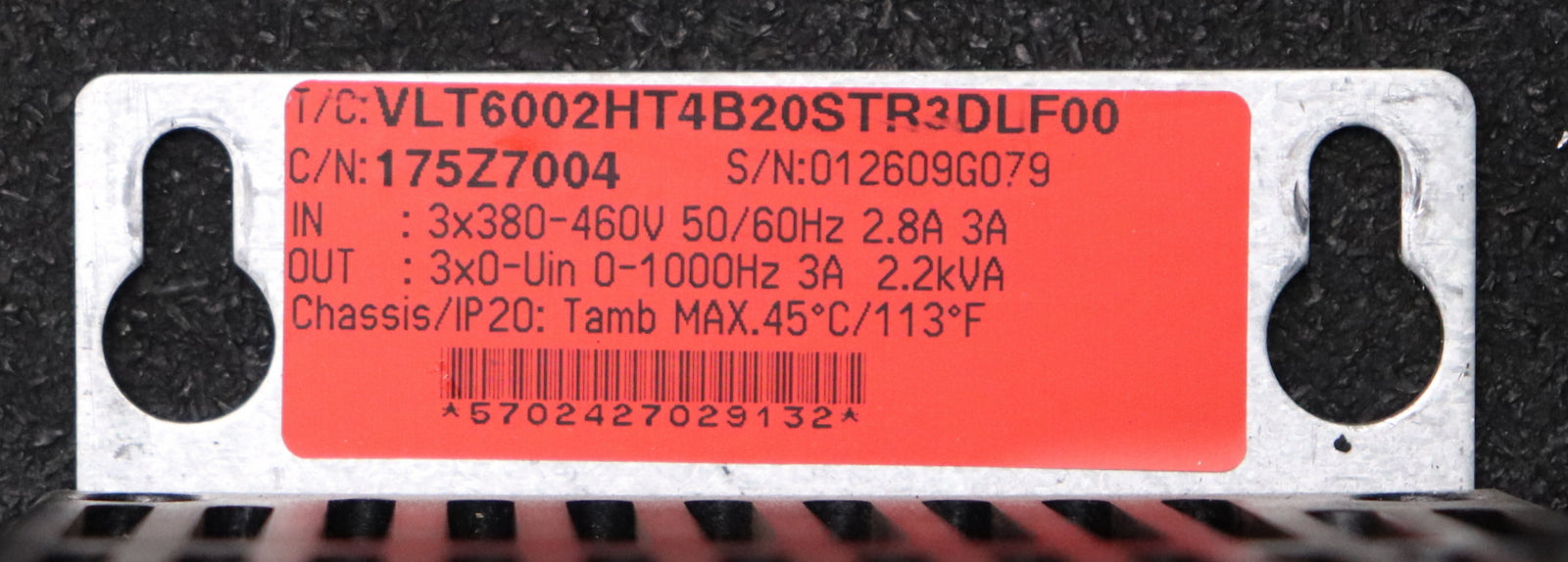 Bild des Artikels DANFOSS-Frequenzumformer-VLT-6000-HVAC-VLT6002HT4B20STR3DLF00-Art.Nr.-175Z7004