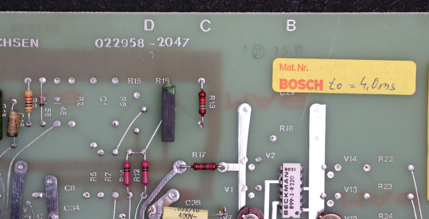 Bild des Artikels BOSCH-Zündlogik-2-Achsen-Mat.Nr.-023702-109401-023702-107303-Platine-022958-2047