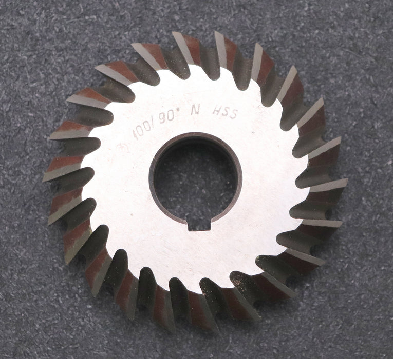 Bild des Artikels Prismen-Formfräser-konvex-Prismenwinkel-90°-Abmessungen-Ø100x29xØ27mm-mit-LKN