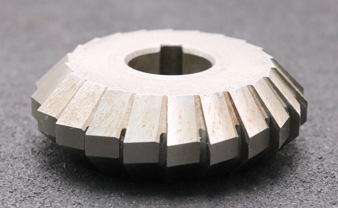 Bild des Artikels PWS-Prismen-Formfräser-konvex-Prismenwinkel-90°-Abmessungen-Ø88x28xØ27mm-mit-LKN