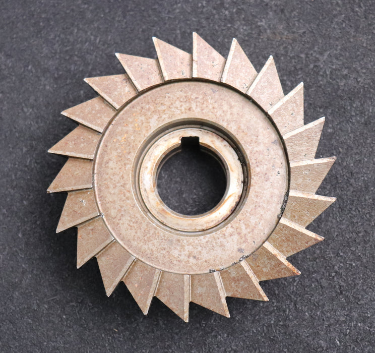 Bild des Artikels PWS-Winkelfräser-Winkel-60°-Abmessungen-Ø125x41xØ32mm-mit-LKN-22-Spannuten