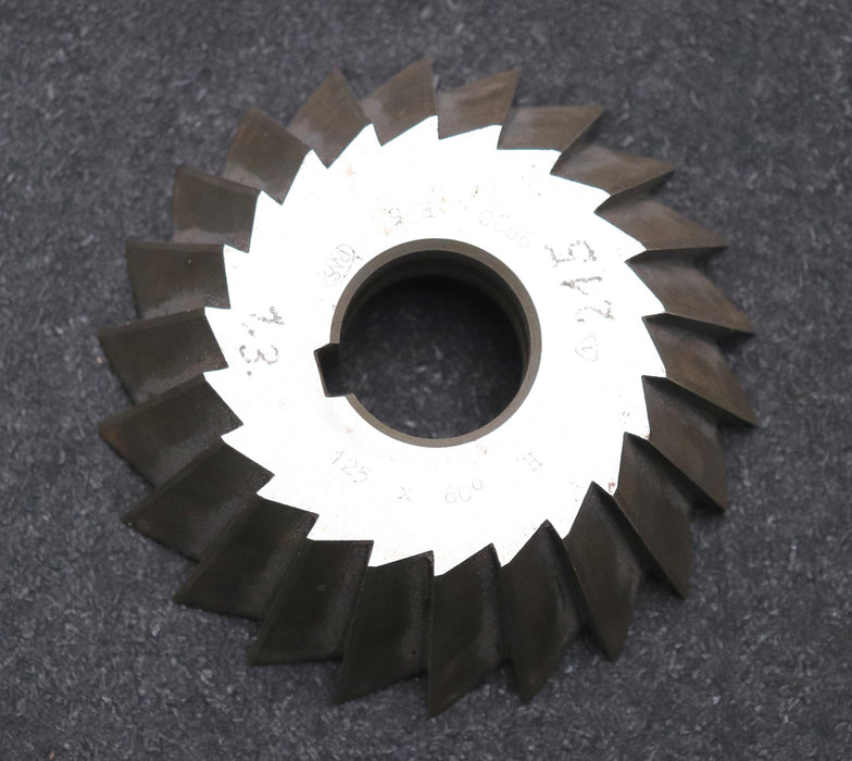 Bild des Artikels PWS-Winkelfräser-Winkel-60°-Abmessungen-Ø125x43xØ32mm-mit-LKN-22-Spannuten