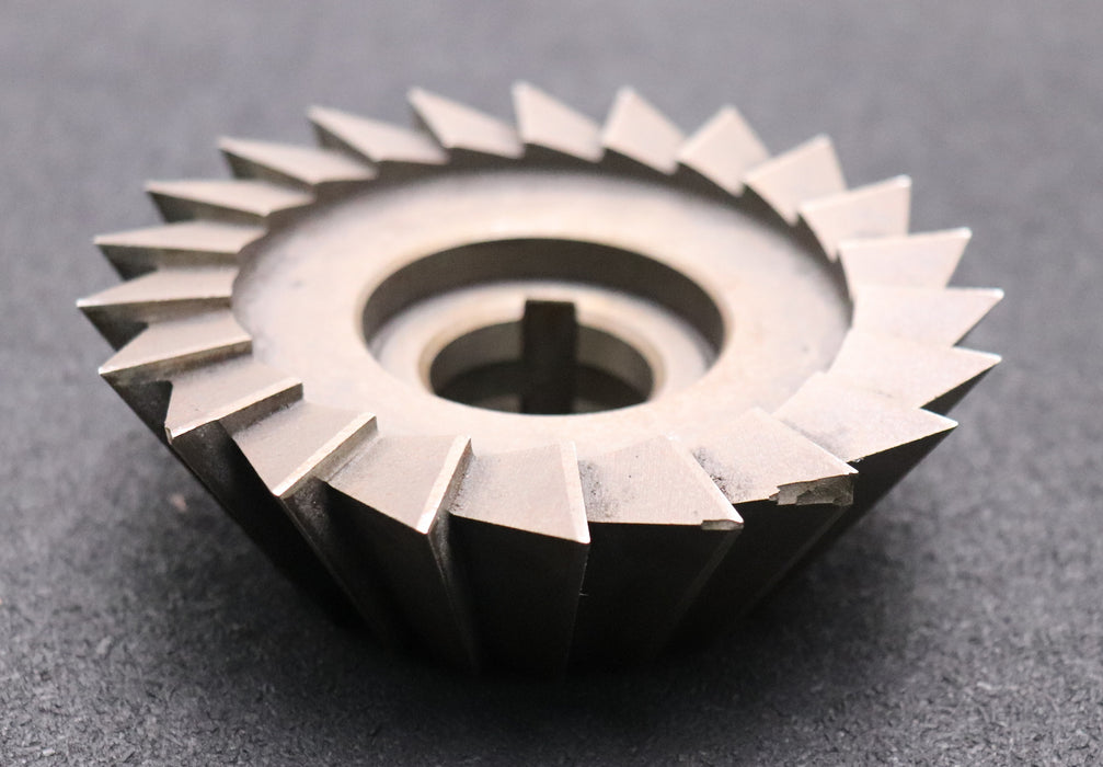 Bild des Artikels PWS-Winkelfräser-Winkel-60°-Abmessungen-Ø125x43xØ32mm-mit-LKN-22-Spannuten