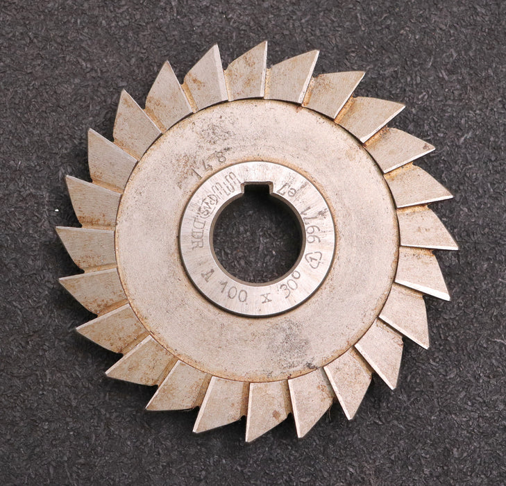 Bild des Artikels PWS-Winkelfräser-Winkel-30°-Ø100x12xØ22mm-mit-LKN-rechtsdrehend