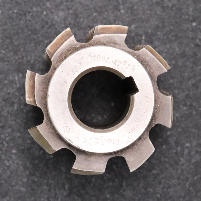 Bild des Artikels PWS-Zahnwellen-Wälzfräser-involute-spline-hob-m=-2,75mm-DIN5480-EGW-30°
