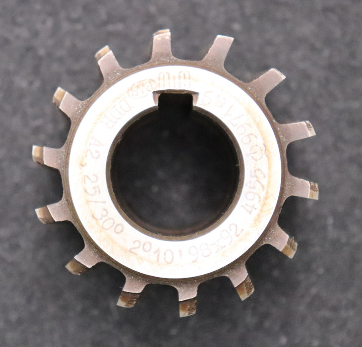 Bild des Artikels PWS-Zahnwellen-Wälzfräser-involute-spline-hob-m=-2,25mm-nach-DIN5480-EGW-30°