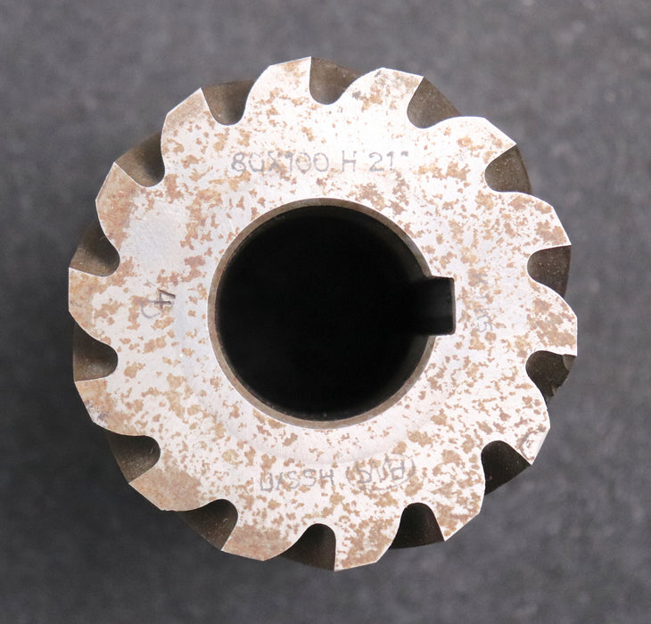 Bild des Artikels PWS-Walzenstirnfräser-Abmessungen-Ø76x100xØ32mm-mit-LKN-Breite-76mm-14-Spannuten