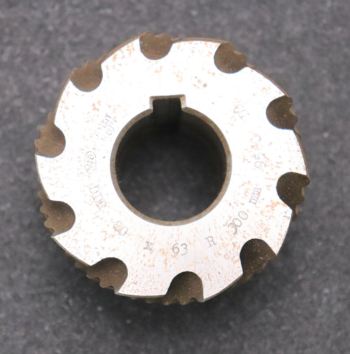 Bild des Artikels PWS-Walzenstirnfräser-Abmessungen-Ø80x63Ø32mm-mit-LKN-DIN1880-R=300mm