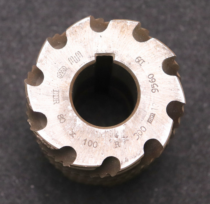 Bild des Artikels PWS-Walzenstirnfräser-Abmessungen-Ø80x100xØ32mm-mit-LKN-DIN1880-R=300mm