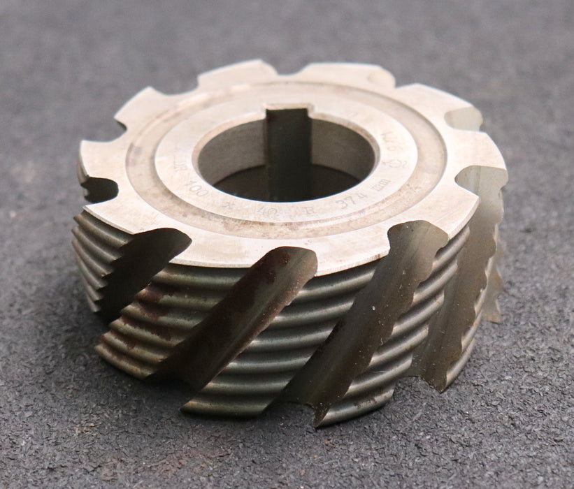 Bild des Artikels PWS-Walzenstirnfräser-Abmessungen-Ø100x40xØ40mm-mit-LKN-DIN1880-R=374mm