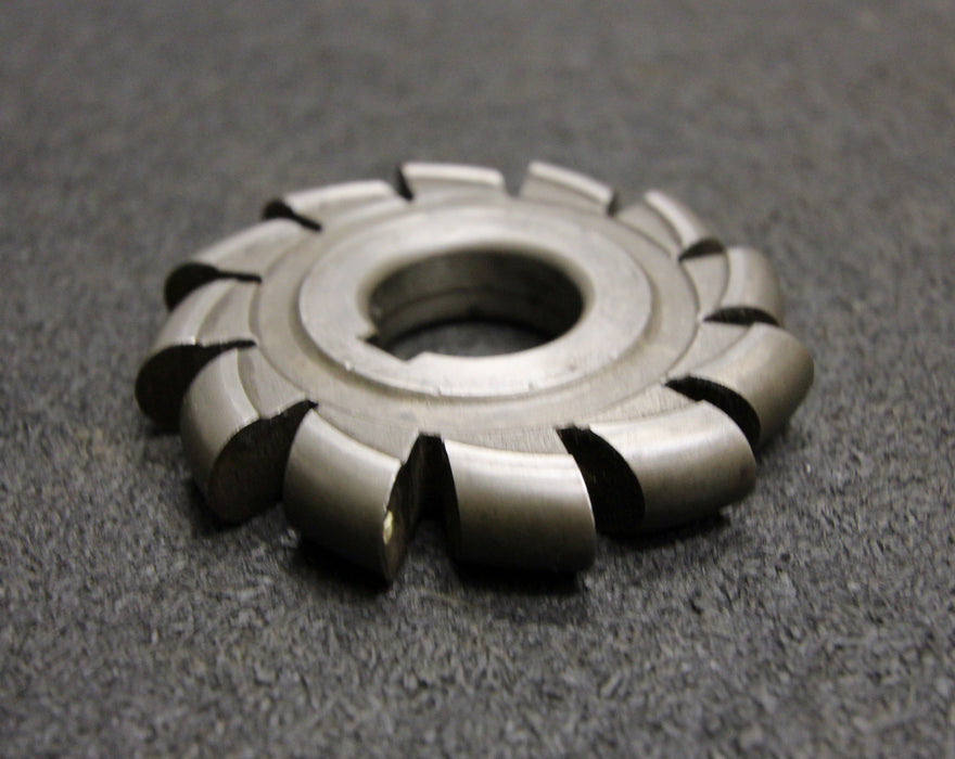 Halbrund-Formfräser konvex Radiusfräser Radius 5,5mm - 70x11x22mm 12 Spannuten