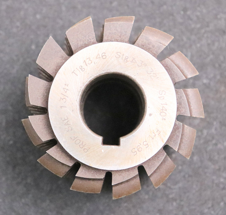 Bild des Artikels Zahnriemenrad-Wälzfräser-SAE-1-3/4"-Teilung-13,46-Abmessungen-Ø79x66xØ27mm-LKN