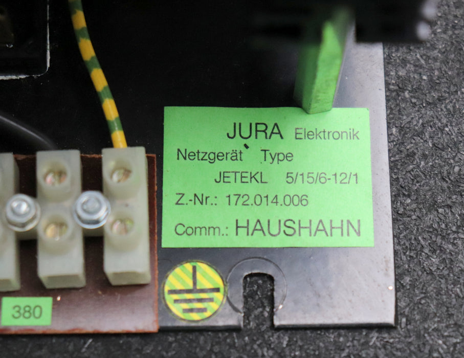 Bild des Artikels JURA-ELEKTRONIK-/-HAUSHAHN-Netzgerät-Type-JETEKL-5/15/6-12/1-Z-Nr.-172.014.006