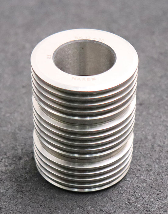 Bild des Artikels NAREX-Set-Gewinderollen-3-Rollen-TR14-16x4-RK-12-20-Abmessungen-Ø51x22xØ29mm