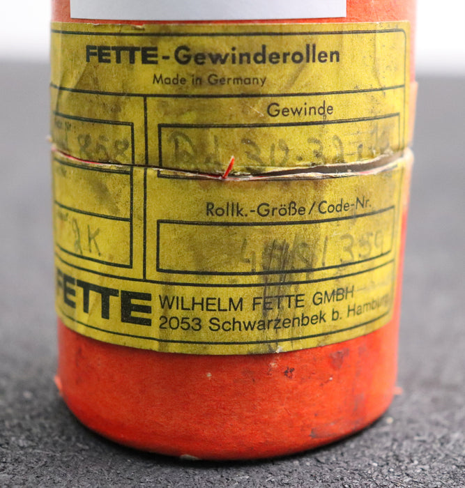 Bild des Artikels FETTE-Set-Gewinderollen-3-Rollen-Rd.30-32x1/8"-Abmessungen-Ø55x25xØ28mm