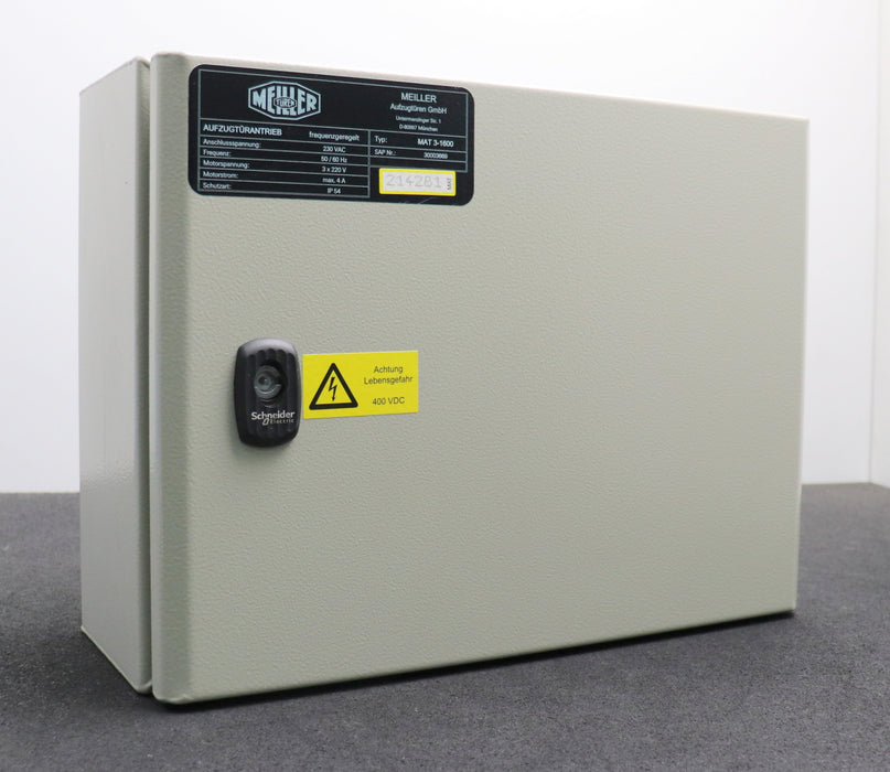 Bild des Artikels MEILLER-Tür-Steuergerät-MAT-3-1600-für-frequenzgeregelten-Zahnriemenantrieb