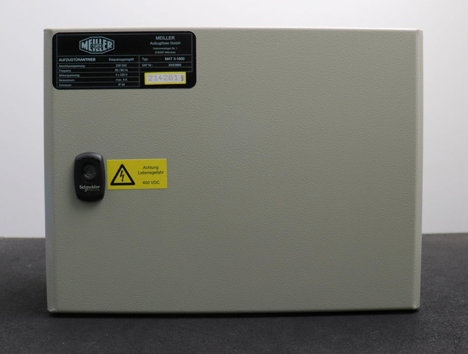 Bild des Artikels MEILLER-Tür-Steuergerät-MAT-3-1600-für-frequenzgeregelten-Zahnriemenantrieb