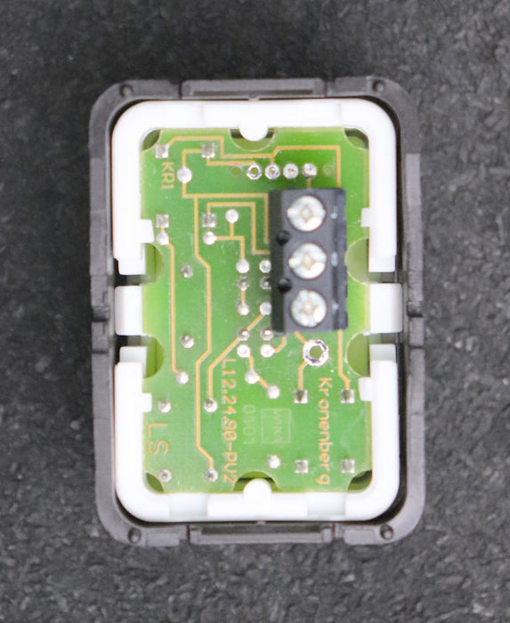 Bild des Artikels KRONENBERG-Taster-Pfeil-ab-mit-Microschalter-LED-rot-24V-mit-Blendrahmen