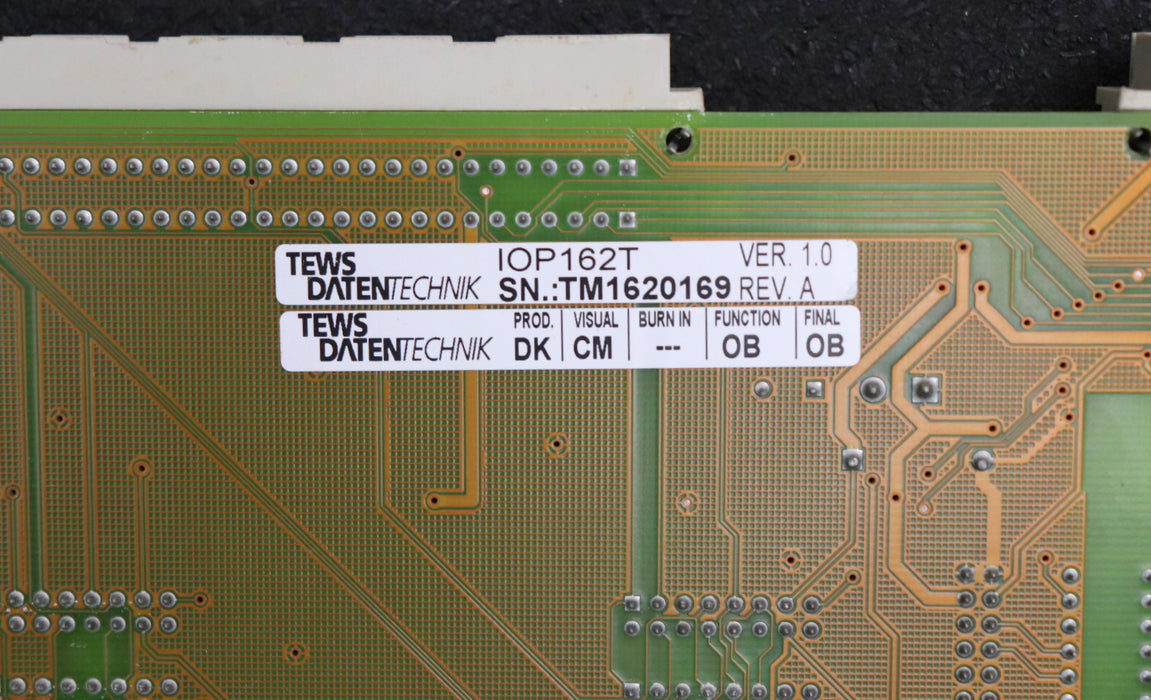 Bild des Artikels TEWS-DATENTECHNIK-IOP-162-T-Vers.-1.0-Rev.-A-unbenutzt