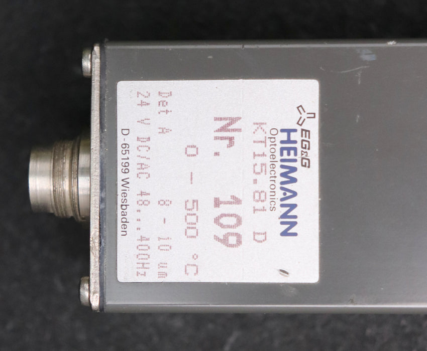 Bild des Artikels HEITRONICS-Infrarot-Strahlungspyrometer-KT-15.81D-0-500°C-Det.-A-8-10µm