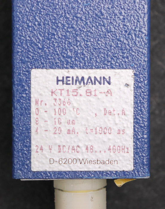 Bild des Artikels HEITRONICS-Infrarot-Strahlungspyrometer-KT-15.81-A-mit-Aufsatz-0-100°C