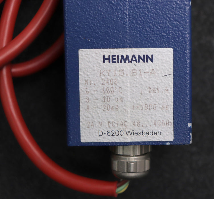 Bild des Artikels HEITRONICS-Infrarot-Strahlungspyrometer-KT-15.81-A-mit-Aufsatz-0-50°C