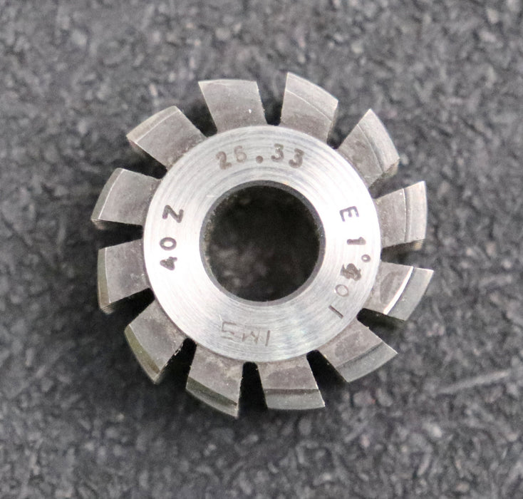 Bild des Artikels IMS-Zykloid-Wälzfräser-cycloid-gear-hob-m=-0,51mm-für-AußenØ-26,33mm-Z=40