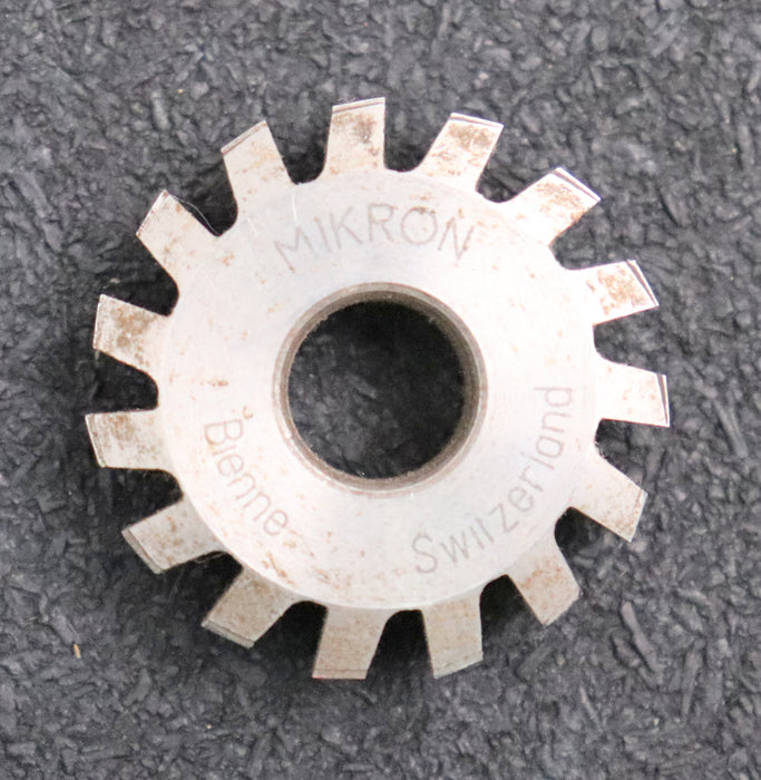Bild des Artikels MIKRON-Vollstahl-Wälzfräser-gear-hob-m-=0,211mm-20°-EGW-Einstellwinkel-25'