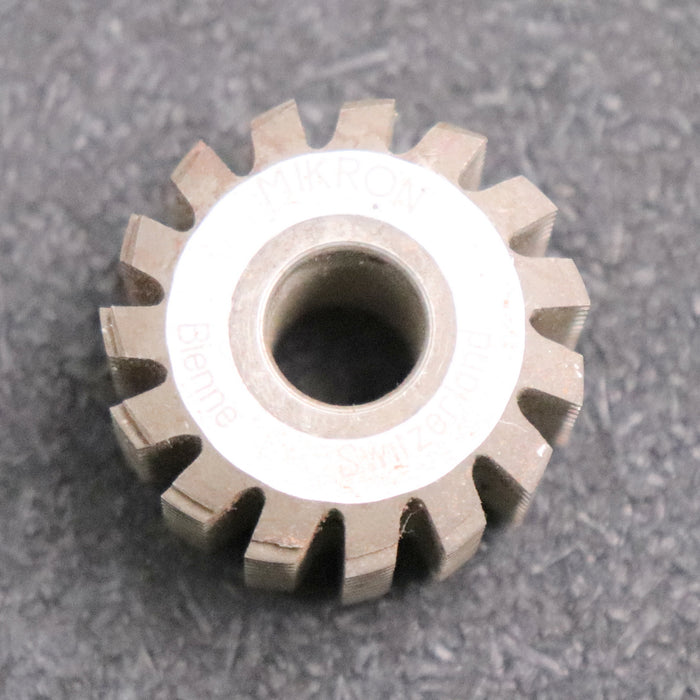 Bild des Artikels MIKRON-Vollstahl-Wälzfräser-gear-hob-m=-0,529mm-14°-EGW-Einstellwinkel-1°