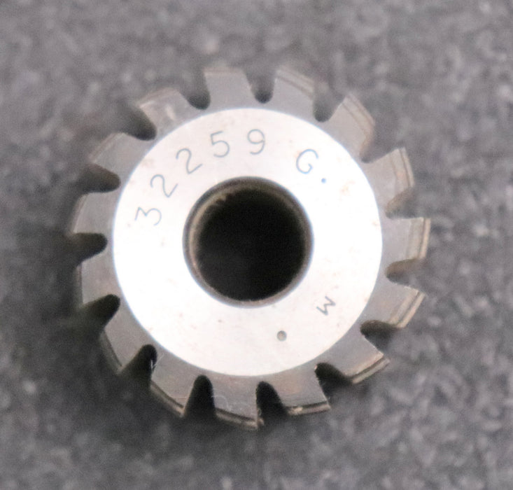 Bild des Artikels MIKRON-Vollstahl-Wälzfräser-gear-hob-m=-0,705mm-20°-EGW-Einstellwinkel-1°30'