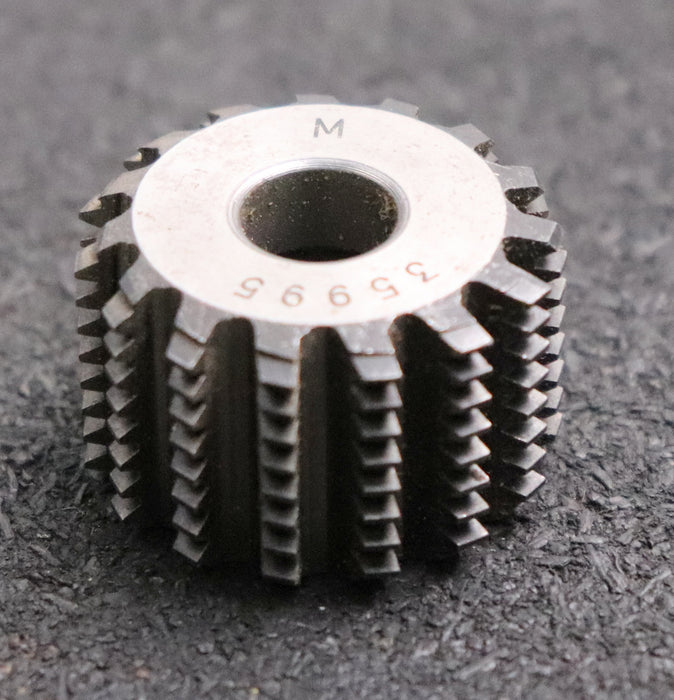 Bild des Artikels MIKRON-Vollstahl-Wälzfräser-gear-hob-m=-0,7mm-20°-EGW-Einstellwinkel-1°30'