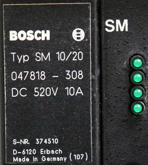 Bild des Artikels BOSCH-Servo-Modul-SM-10/20-520VDC-10A-047818-308-gebraucht---geprüft-2024