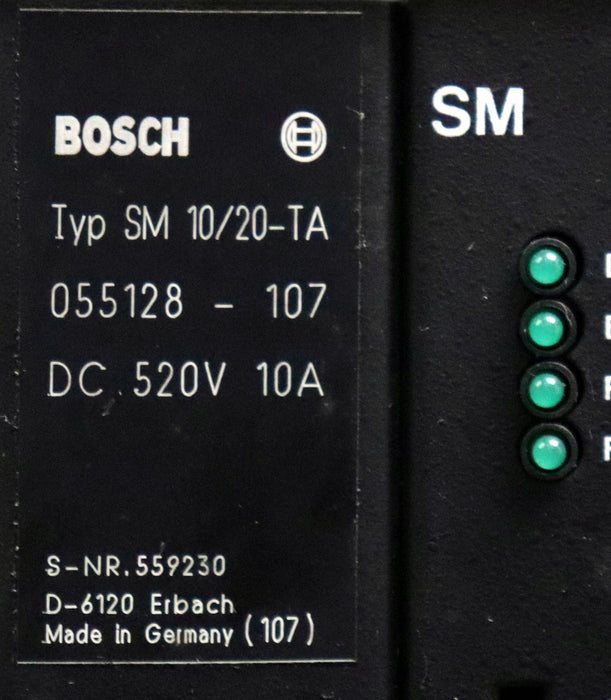 Bild des Artikels BOSCH-Servo-Modul-SM-10/20-TA-520VDC-10A-055128-107-gebraucht---geprüft-2024