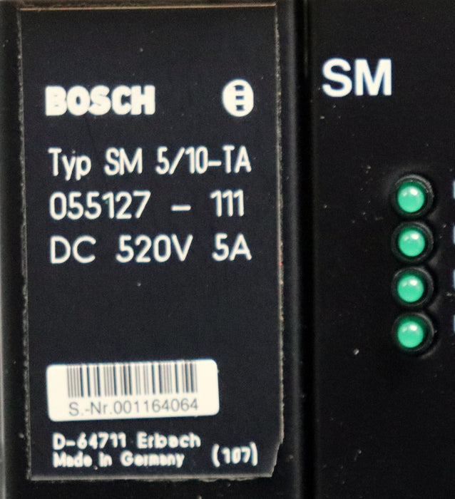 Bild des Artikels BOSCH-Servo-Modul-SM-5/10-TA-520VDC-5A-055127-111--geprüft-2024