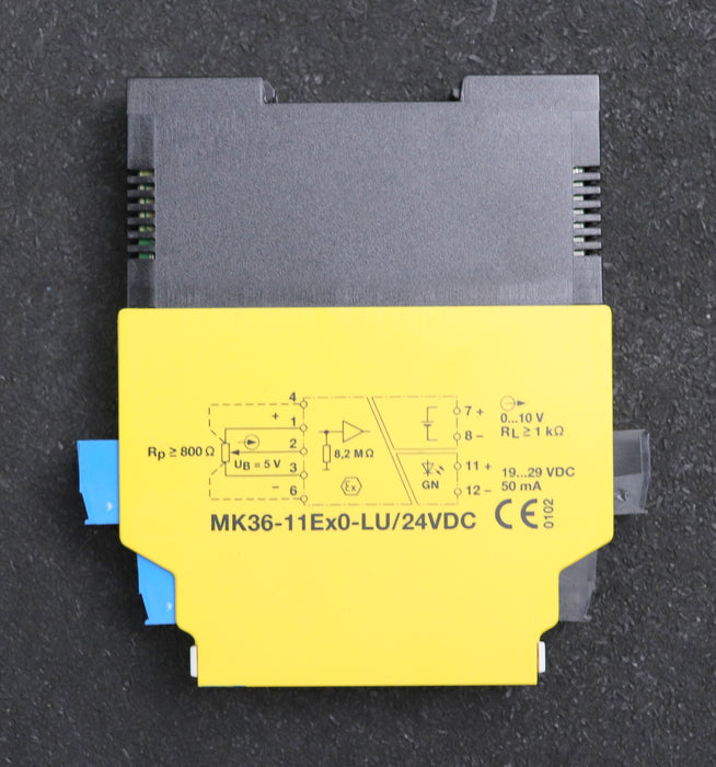 Bild des Artikels TURK-MULTI-MODUL-Sicherheitsrelais-MK36-11Ex0-LU/24VDC-19-29VDC-50mA-gebraucht