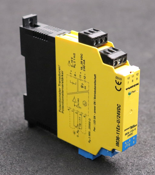 Bild des Artikels TURK-INTERFACE-MODUL-Potentiometerverstärker-IM36-11Ex-U/24VDC-19-29VDC-60mA